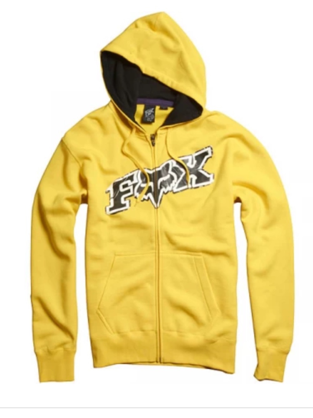 Fox Racing vintage “Up Against"  Full-Zip Fleece Hoodie